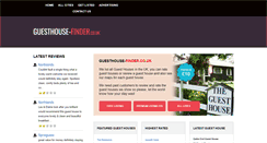 Desktop Screenshot of guesthouse-finder.co.uk