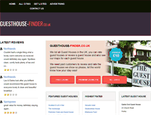 Tablet Screenshot of guesthouse-finder.co.uk